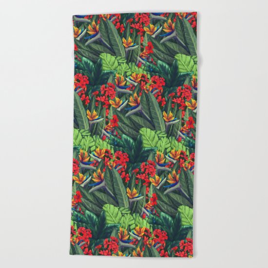 Tropical Paradise Beach Towel