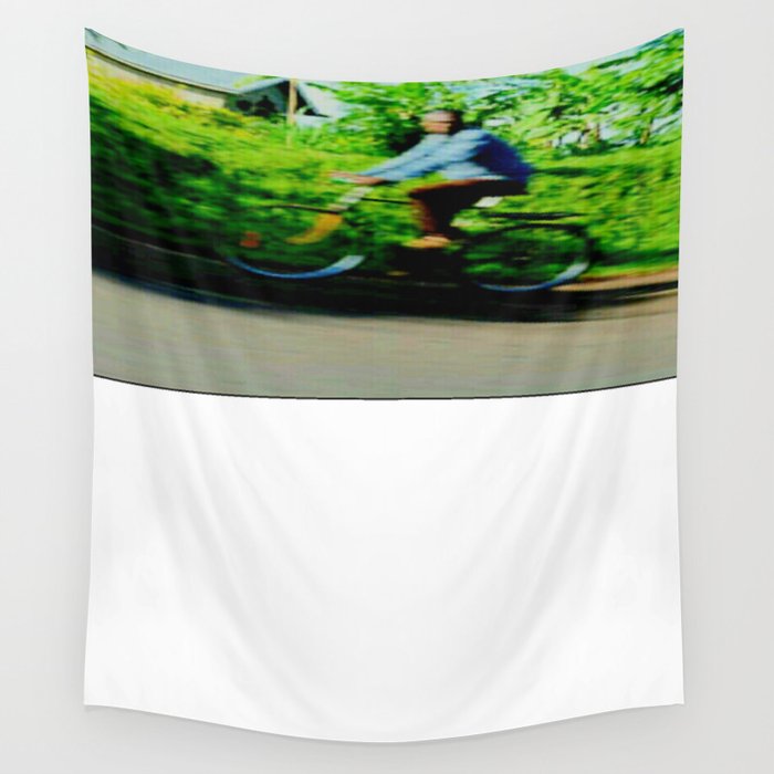 Country Side Biker Wall Tapestry