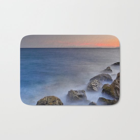 "The struggle of the sea" Bath Mat