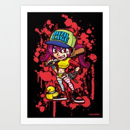 DIZILLAGU(Gangster girl) Art Print