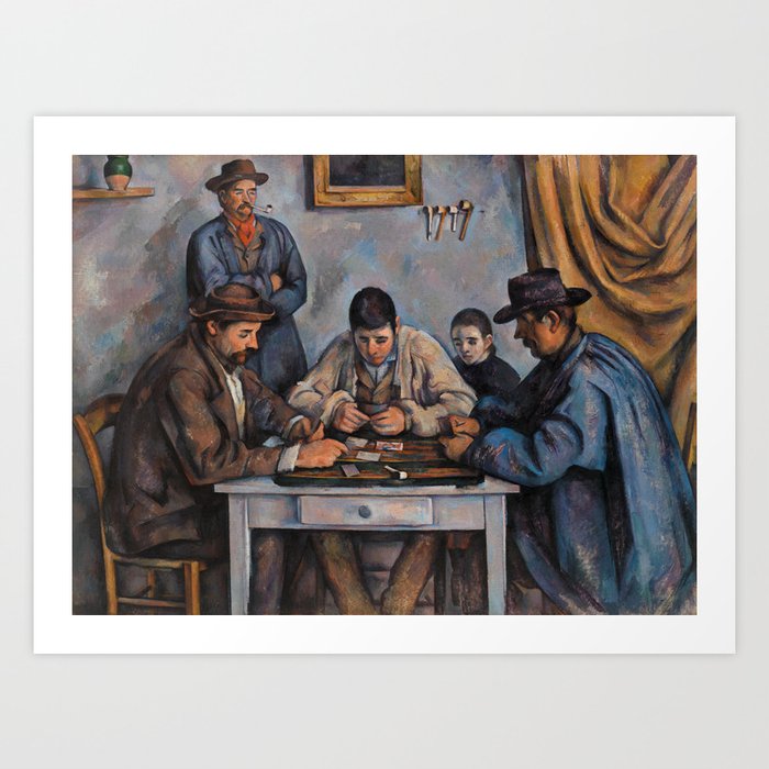 Paul Cezanne - The Card Players #1 Art Print
