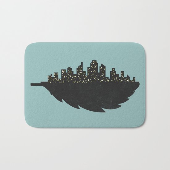 Leaf City Bath Mat