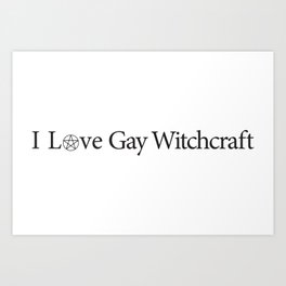 Gay Witchcraft Art Print