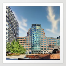Great Britain Photography - European Bank In The Center Of London Art Print