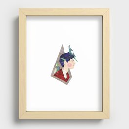 Friend of Birds Recessed Framed Print