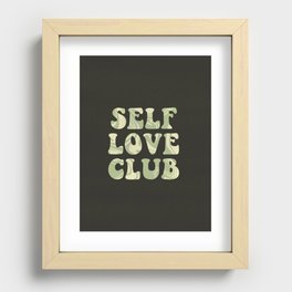 Self Love Club Recessed Framed Print