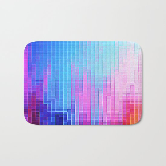 colorfuL Pixels Bath Mat