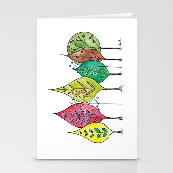 Trees Stationery Cards