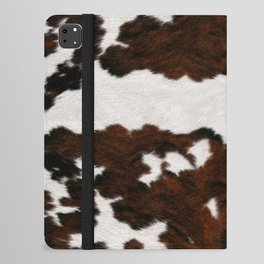 Cowhdie Abstraction (screen print) iPad Folio Case