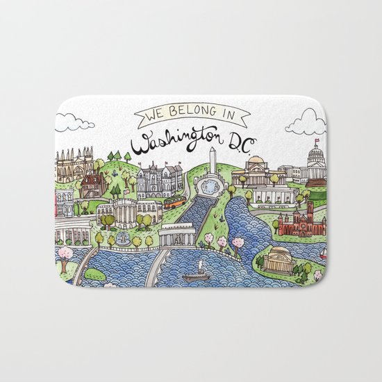 Washington DC Bath Mat