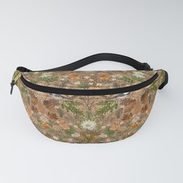 Chickadees in a Muted Garden  Fanny Pack