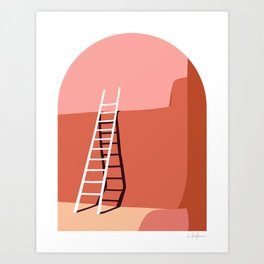 Georgia's Ladder Art Print