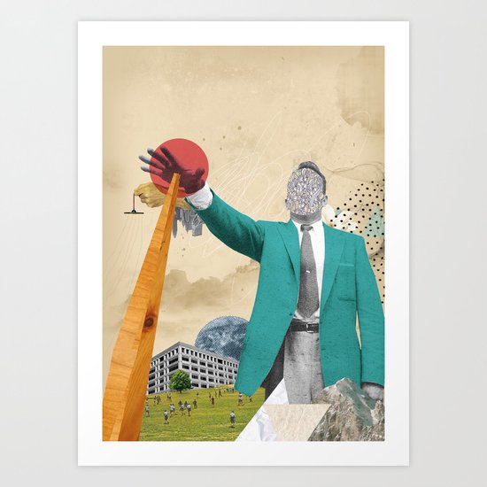 S-OTTO / BELOW Art Print