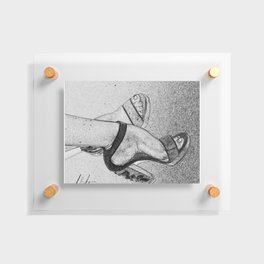 Shoes and Arches Floating Acrylic Print