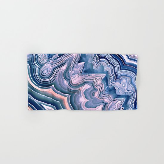 Agate ornaments Hand & Bath Towel