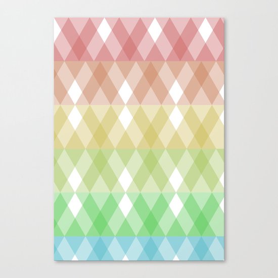 Tringles Gradient Canvas Print