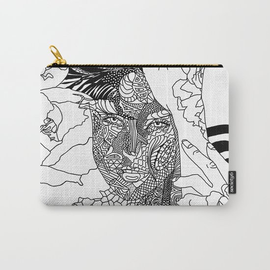 Inked Parisian Carry-All Pouch
