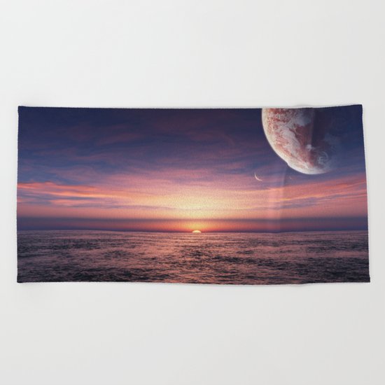 Ocean pastel Beach Towel