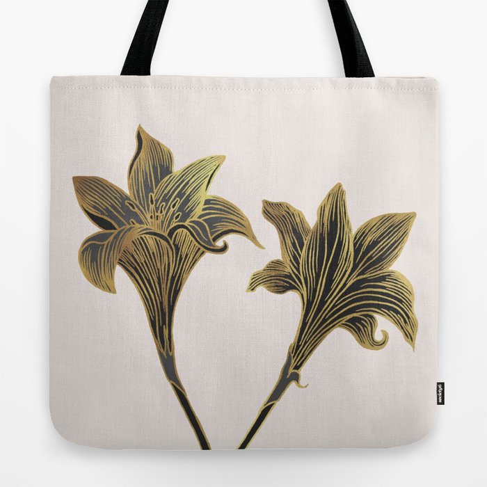 Indian Lily Daffodil Tote Bag