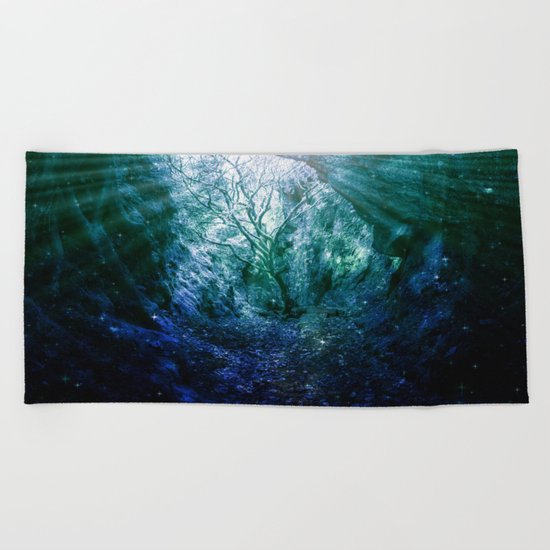 Mystic Tree of Life & Death Beach Towel