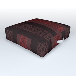 Viking dark red Outdoor Floor Cushion