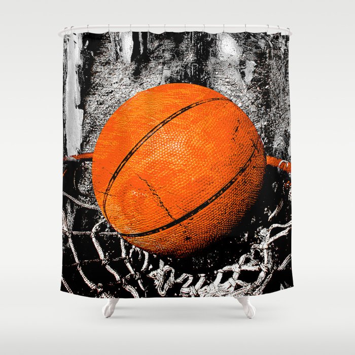 The Basketball Shower Curtain By Takumipark Society6
