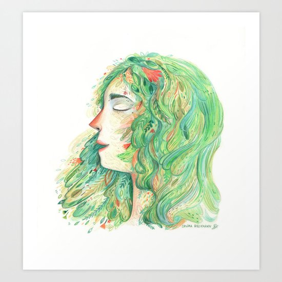 Lady Wildish Art Print