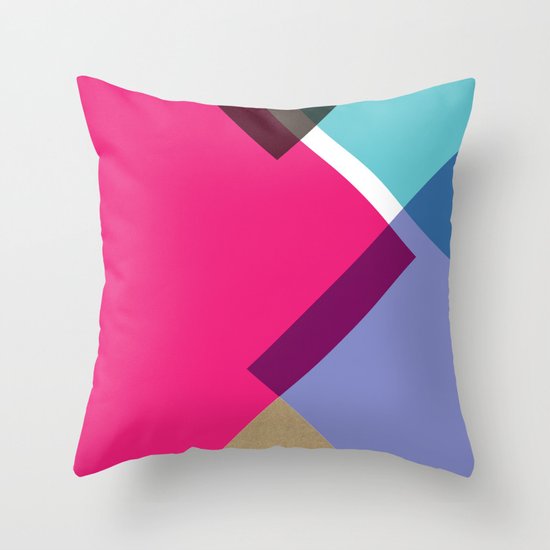 Triangles Throw Pillow