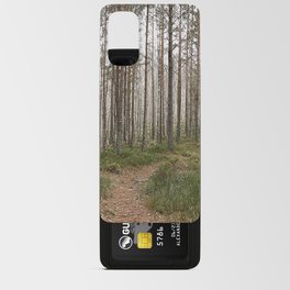 Scottish Highlands Nature Walk in Winter Android Card Case