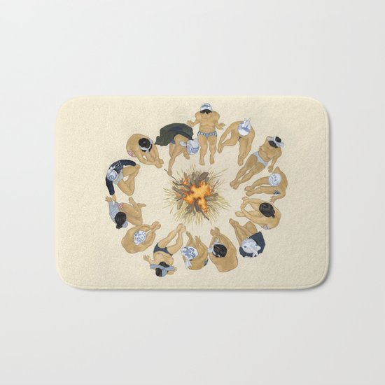 Finding Warmth Together Bath Mat