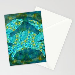 Mandala Crab - Beach Art - Sharon Cummings Stationery Card