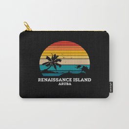 RENAISSANCE ISLAND ARUBA Carry-All Pouch | Vacationbeach, Graphicdesign, Aruba, Surfwear, Beautifulbeach, Beachwaves, Souvenirbeach, Sunsetvintage, Beachvintage, Americanbeach 