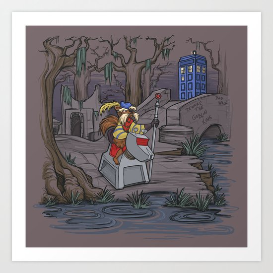 WHO Shall Not Pass Art Print