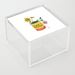 Coffee and Flowers for Breakfast Acrylic Box