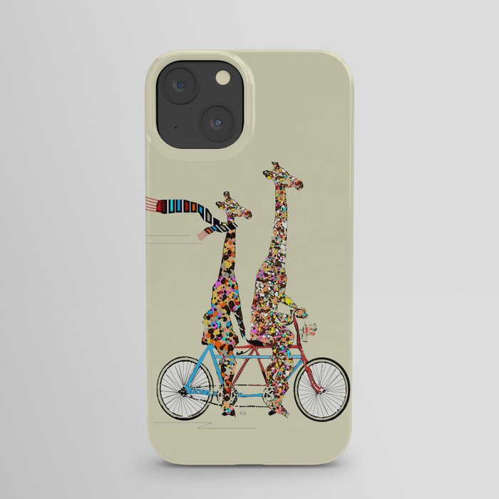 giraffe days lets tandem iPhone Case