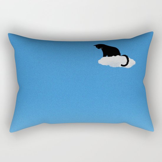 Cat Cloud Rectangular Pillow