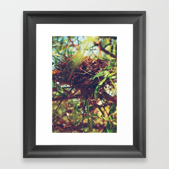 Nest Framed Art Print