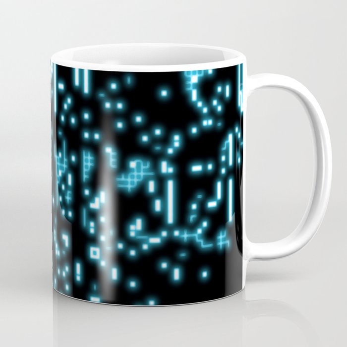 Neon circuits Coffee Mug