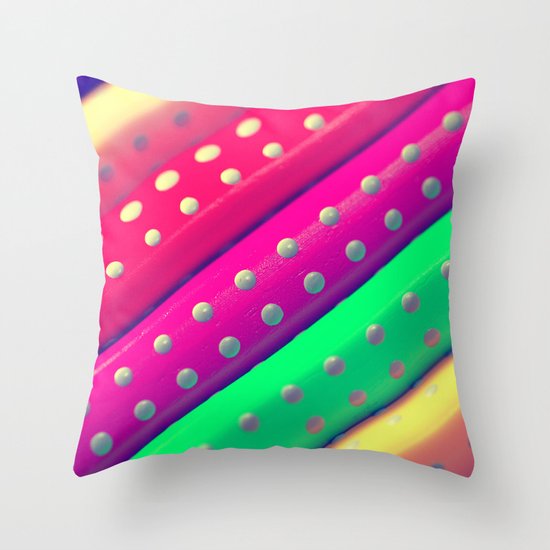 Rainbow Colors Throw Pillow
