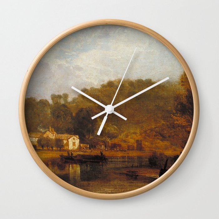 william turner Cliveden on Thames Wall Clock