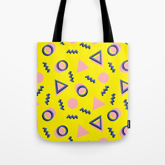 Memphis pattern 62 Tote Bag