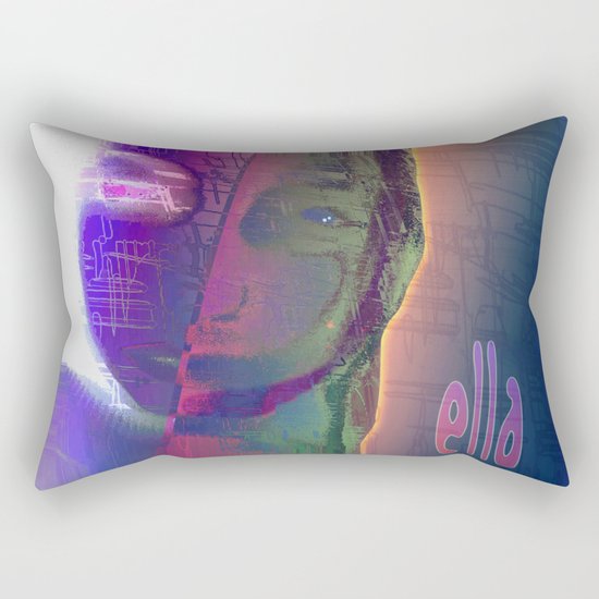 Ella - She / Portrait 1 / 15-02-17 Rectangular Pillow