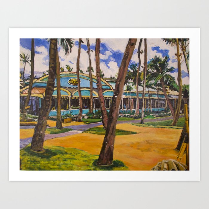Mama's Fish House, Maui Art Print