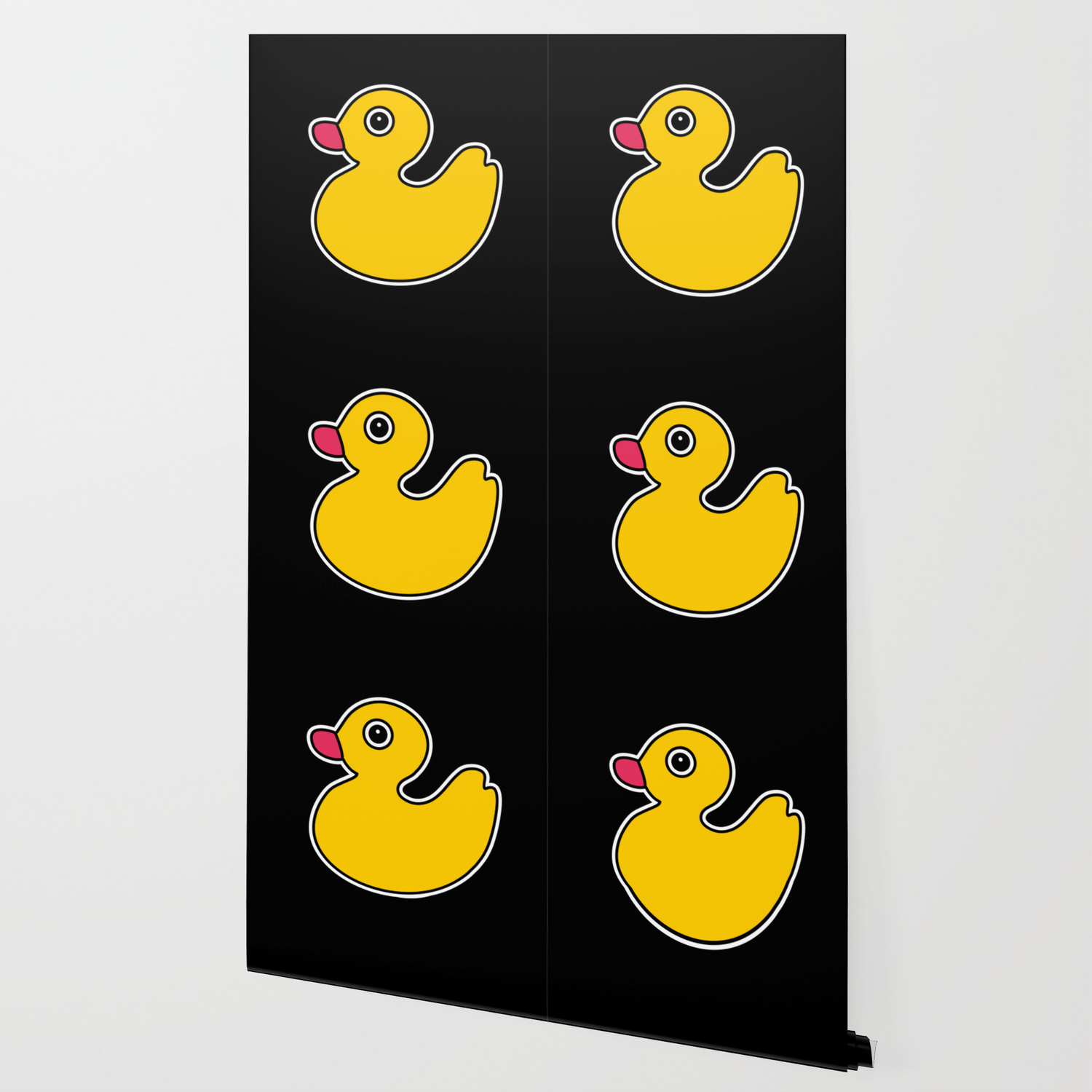 Yellow Rubber Duck Wallpaper By Xooxoo Society6