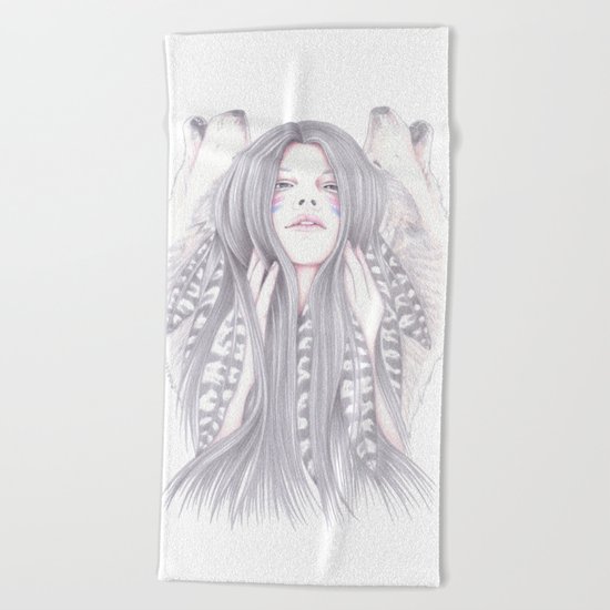 Shadowing Beach Towel