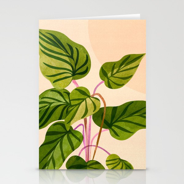 Thriving In The Sun - Cute Botanical Painting Stationery Cards