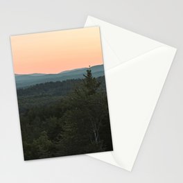 Green Mountain Dusk Stationery Cards