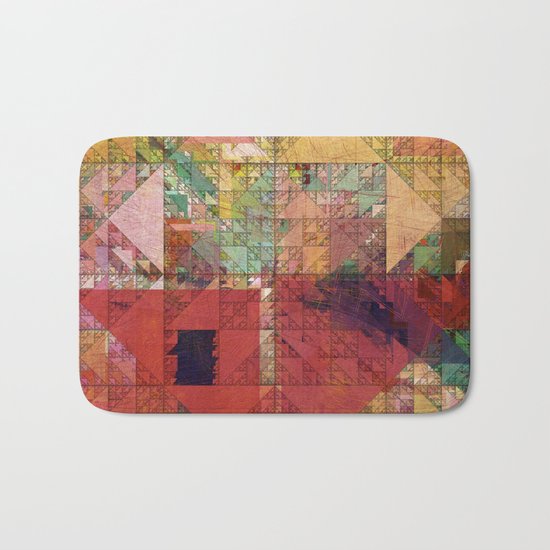 Aztec Vintage Pattern 09 Bath Mat