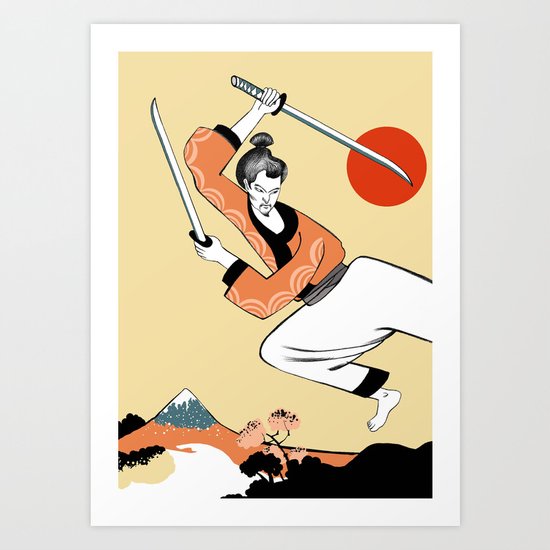 Samurai Art Print