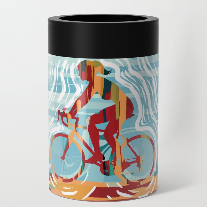 Vintage Mountain Bike Gift for Women Can Cooler